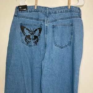 Butterfly Flare Bottom Jeans
